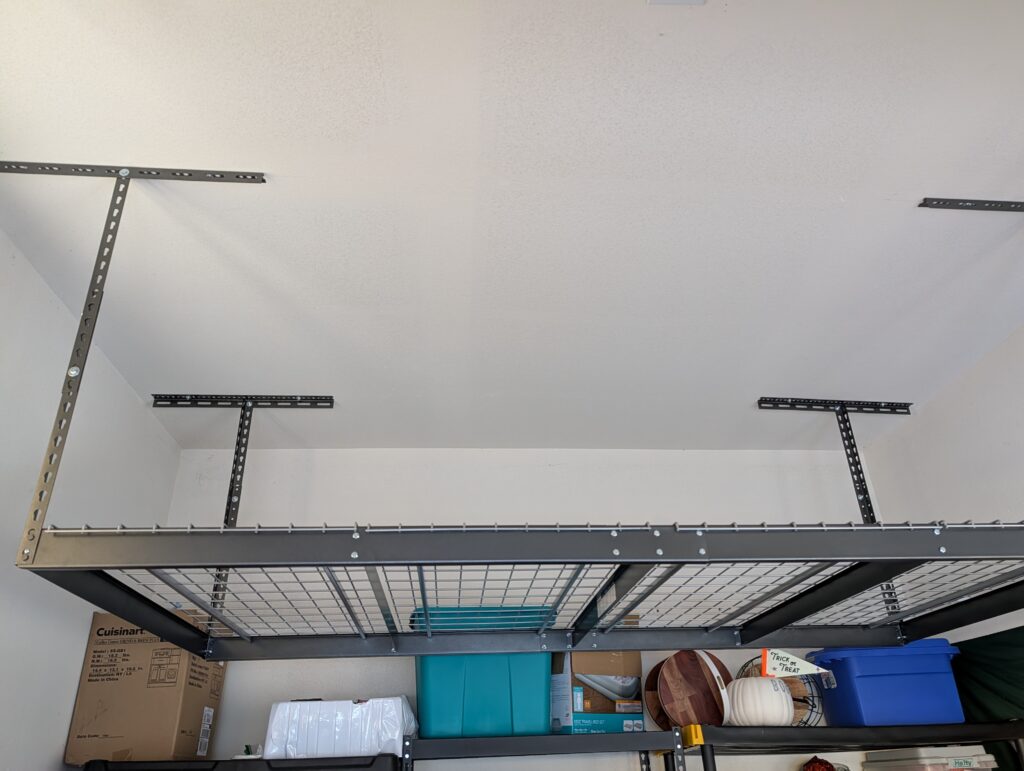 Ceiling Mounted Garage Storage Installation in Simi Valley