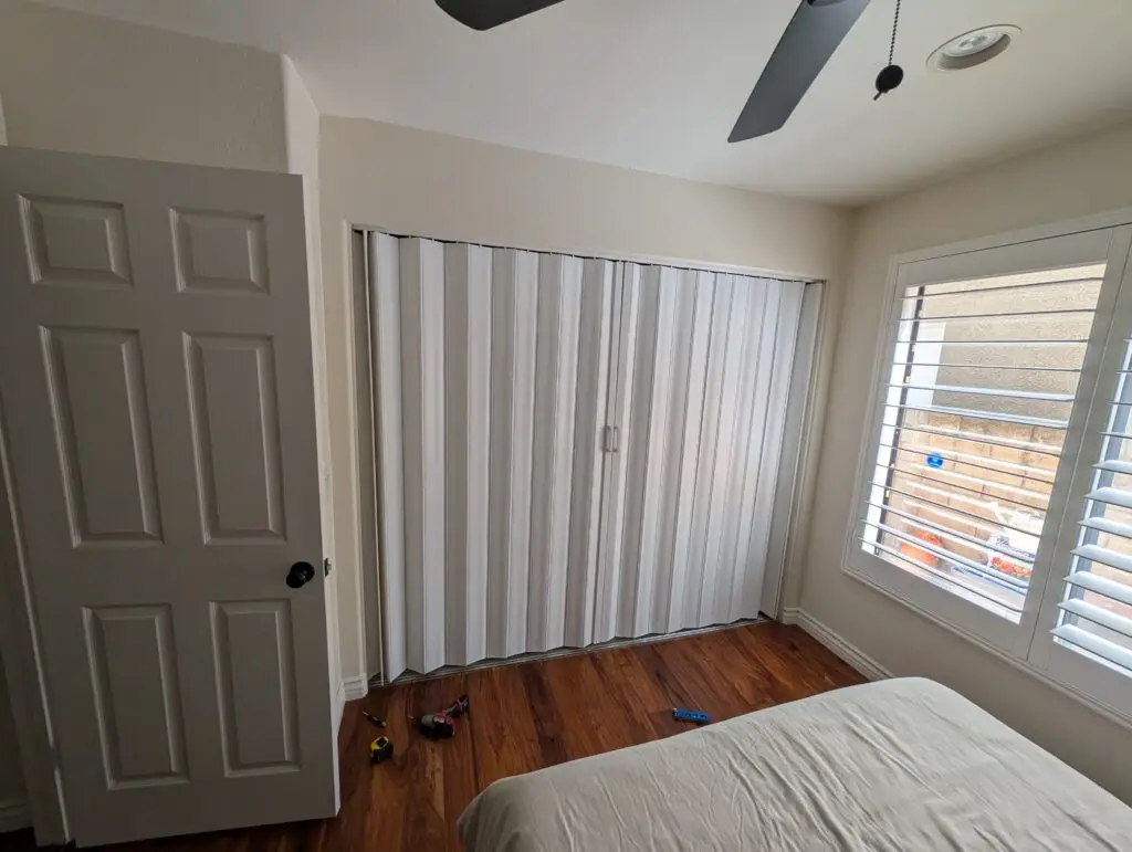 Accordion Closet Door Installation in Oak Park