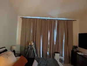 Curtain Rod Installation in Westlake Village — curtain installation