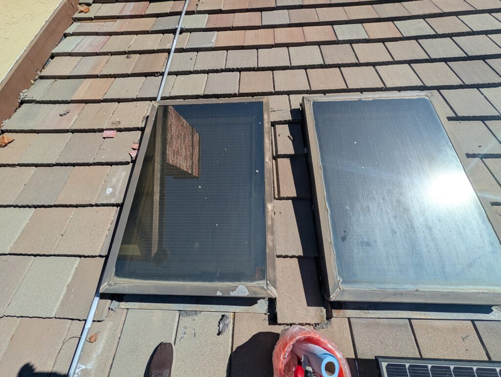 Skylight Caulking Repair in Westlake Village — caulking repair